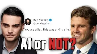 AI or Not? Ben Shapiro and Jackson Hinkle Debate AI Image