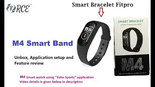M4 Smart Band - Unboxing, Setup date/Time, First time setup and feature review