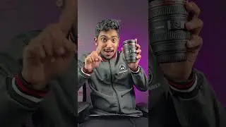 Dry Ice Hot Water Experiment in DSLR Lens Mug!