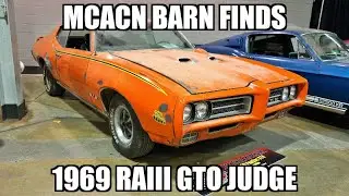 BARN FINDS 1969 GTO Judge RAIII car at MCACN 2018