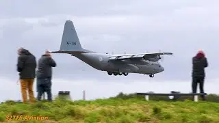 [4K] RNLAF C-130H Touch&Go at Leeuwarden