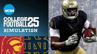 USC vs. Notre Dame Simulation | College Football 25