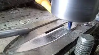 фрезеровка спусков клинка на ЧПУ