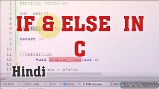 08| IF ELSE Conditional Statements in C Programming | decision making in c programming tutorial
