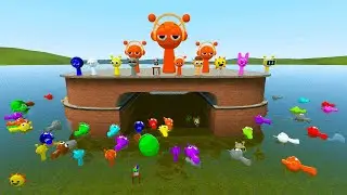 ALL SPRUNKI IN WATER FOUND ON GM FLATGRASS IN GARRYS MOD