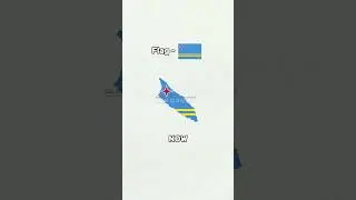 Evolution of Aruba #shorts #geography #map #flag #aruba  #evolution #viral #history #empire