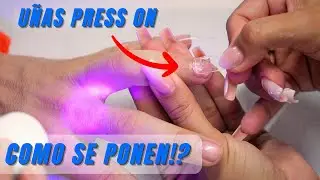 UÑAS PRESON! ¿como se ponen? FACIL Y RAPIDO!
