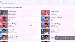 Reacting to my mock draft