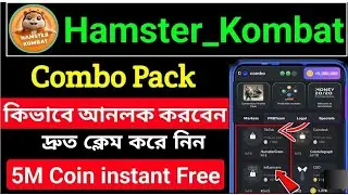 6 June 2024 ll Hamster Kombat Daily Combo Pack Claim ll