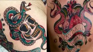 40+ Neo Snake tattoo designs