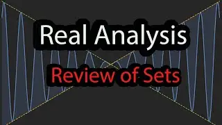 Real Analysis: Lecture 1 -- Review of Sets