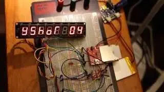 Wireless, Solar & Battery powered OC Transpo Bus Time Display (Proof of concept)