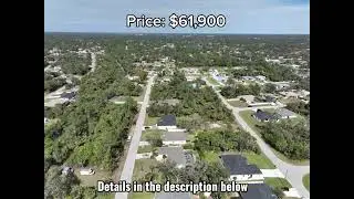 Double lot. 0.46 acres in North Port, Florida.
