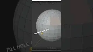 How to Fill Hole without Adding Edges in Blender 🤨 