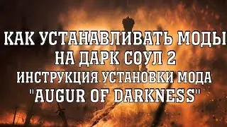 ● КАК УСТАНАВЛИВАТЬ МОДЫ НА ДАРК СОУЛ 2 ● ИНСТРУКЦИЯ УСТАНОВКИ МОДА 
