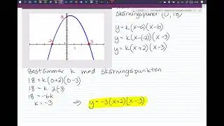 Matematik 2c - Kapitel 2 - 2.2 Från graf till funktion