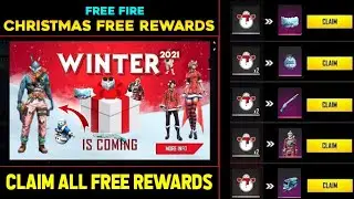 Free Fire Winterland Event | How To Claim Free Rewards On Winterland | Christmas Event 2021