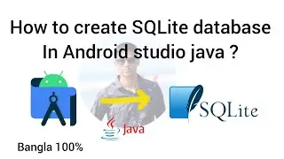 How to create SQLite database in Android studio java?offline database. part 1