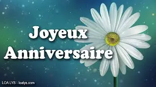 JOYEUX ANNIVERSAIRE - jolie carte à partager