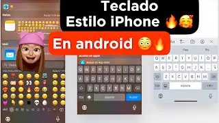 TECLADO ESTILO IPHONE EN ANDROID ❤️😍| +emoji iOS 16+ FONT 2023#tecladoiphone#tecladoios#keyboardios