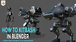 How To Kitbash in Blender (Free Pack)