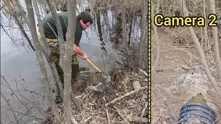 12 Acre Flood Draining, Unclogging Culvert