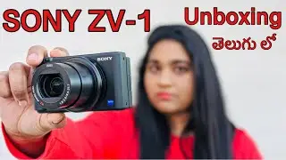 Sony ZV1 Unboxing in Telugu | Setup | Camera Samples By PJ
