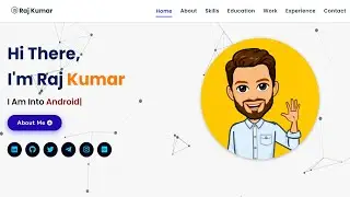 Premium Portfolio Website Using HTML CSS JS | Free Download | Free Website Design | 