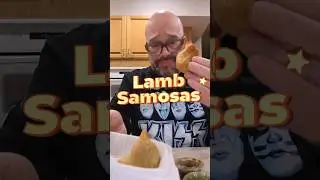 DELICIOUS! Trying Lamb Samosas: Taste Test and Review of Authentic Lamb Samosas | Culinary Adventure