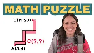 Math Admission Test – Find the Coordinates of Point C