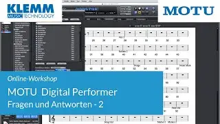 MOTU Digital Performer  – Fragen und Antworten 2