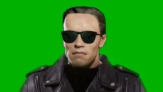 TERMINATOR 2 green screen HASTA LA VISTA