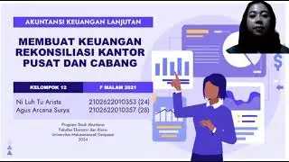 Membuat laporan keuangan rekonsiliasi kantor pusat dan cabang