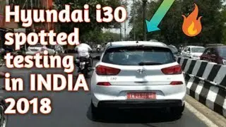 Hyundai i30 spotted testing in india EXCLUSIVE 2018 | Car Guru |