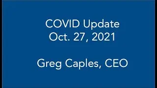 COVID-19 Update: October 27, 2021