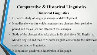 Branches of Linguistics
