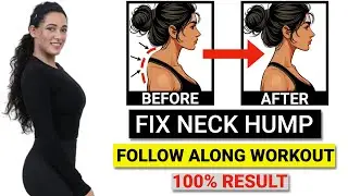 How to Fix a Neck Hump at Home (FAST)| Fix Neck Hump FAST With These Home Exercises! Follow Along