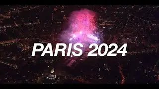 PARIS 2024 FIREWORKS 🇫🇷 EIFFEL TOWER #paris2024 #fireworks #paris #jo2024