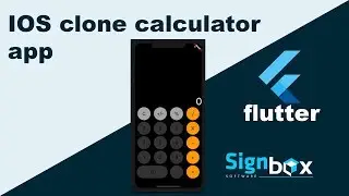 Flutter Tutorial for Beginners 8 | IOS Clone Calculator in flutter.