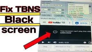 How To Fix TBN's Black Screen | Junaid Tech Media | 
