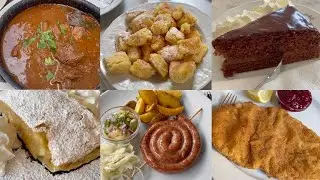 Traditional Food in Vienna, Austria! (Schnitzel, Beef Goulash, Bratwurst, Kaiserschmarrn, and more!)