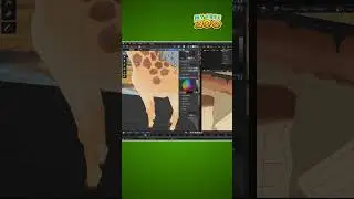 How is a giraffe made? 🤔 My Free Zoo timelapse #blender #animals #gamedev