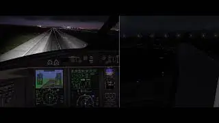 [XP11] - Gusty landing at Stuttgart - With the HotStart Challenger 650