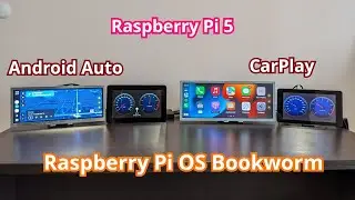 Android Auto and CarPlay on Raspberry PI OS Bookworm/Trixie with Hudiy application