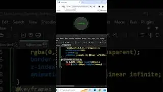 Css Loading Animation                           #coding #css #animation
