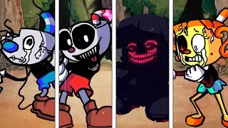 Cuphead.EXE VS Evil BF | Friday Night Funkin' VS Threefolding Knockout (FNF mod/Triple Trouble)