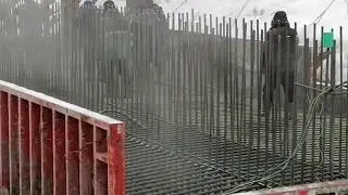Заливка бетона