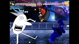 mugen-Ashley and Dooby Dummy vs Homer Simpson