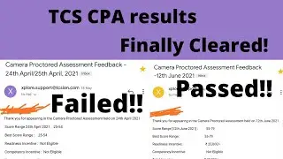 TCS CPA Results || Finally Cleared || How to Crack it