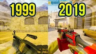 Evolution of the M249 in Counter Strike 1999 - 2019